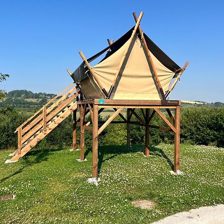 Camping Domaine Saane Et Mer Quiberville Esterno foto