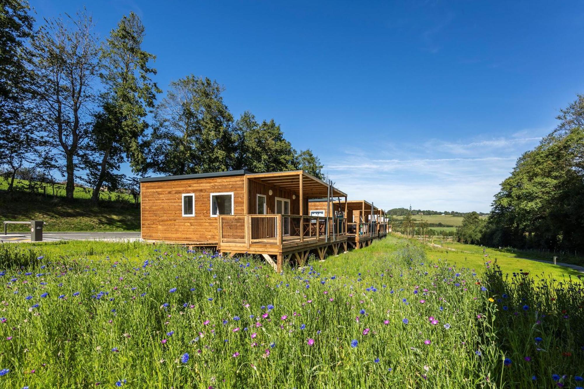 Camping Domaine Saane Et Mer Quiberville Esterno foto