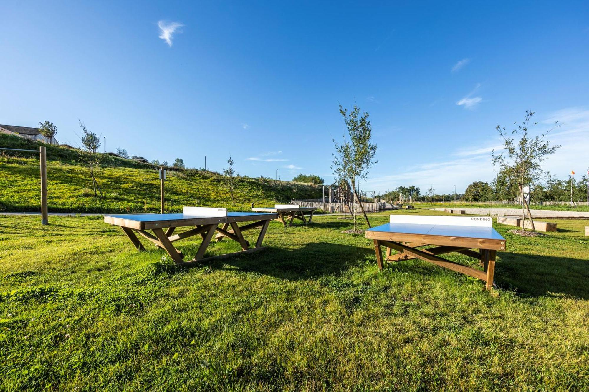 Camping Domaine Saane Et Mer Quiberville Esterno foto
