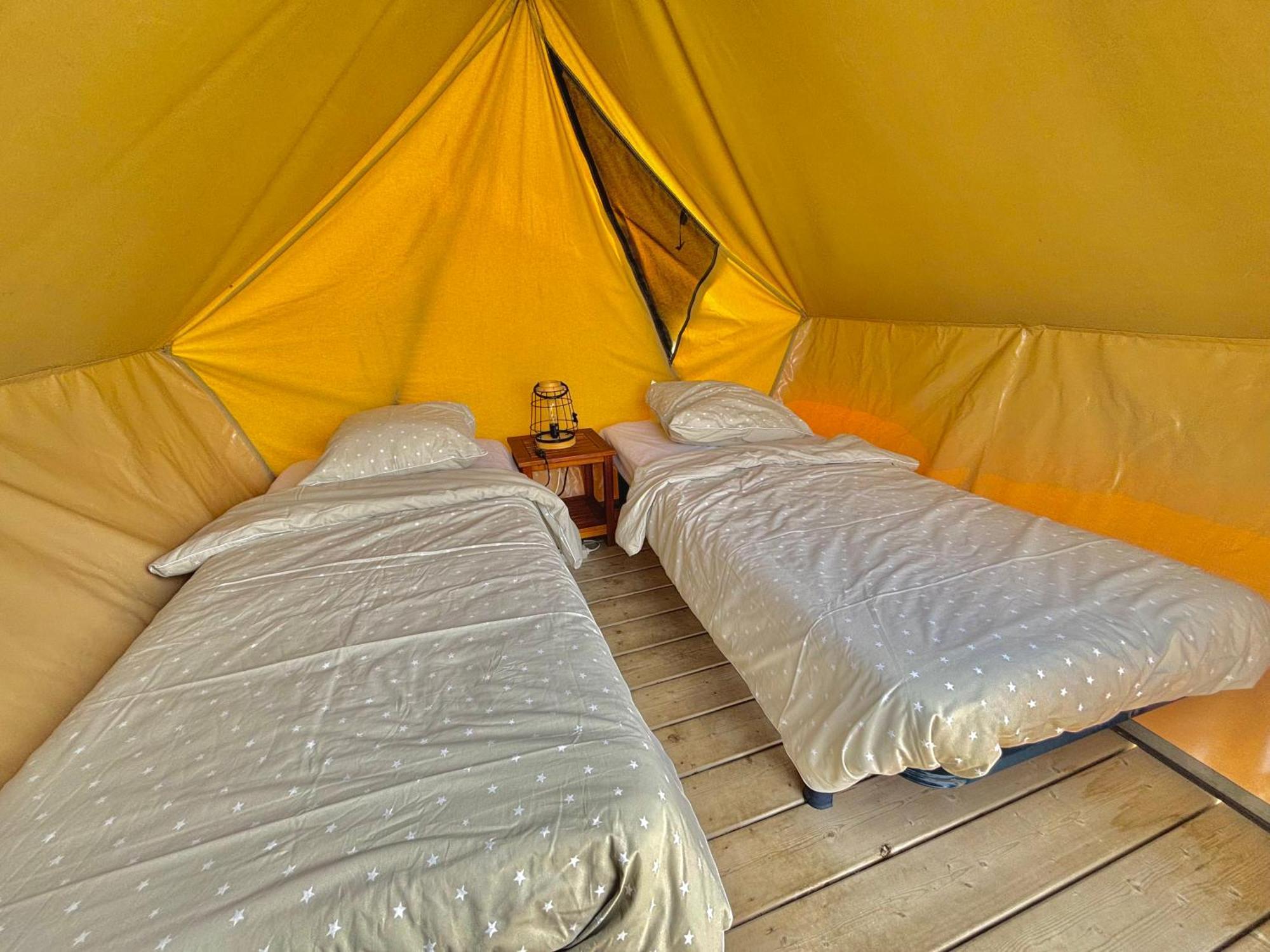 Camping Domaine Saane Et Mer Quiberville Esterno foto